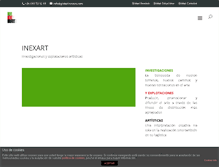Tablet Screenshot of inexart.com